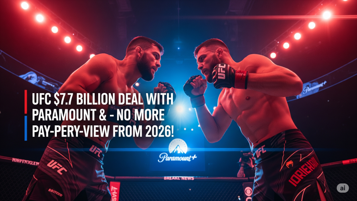 UFC Strikes $7.7 Billion Deal with Paramount