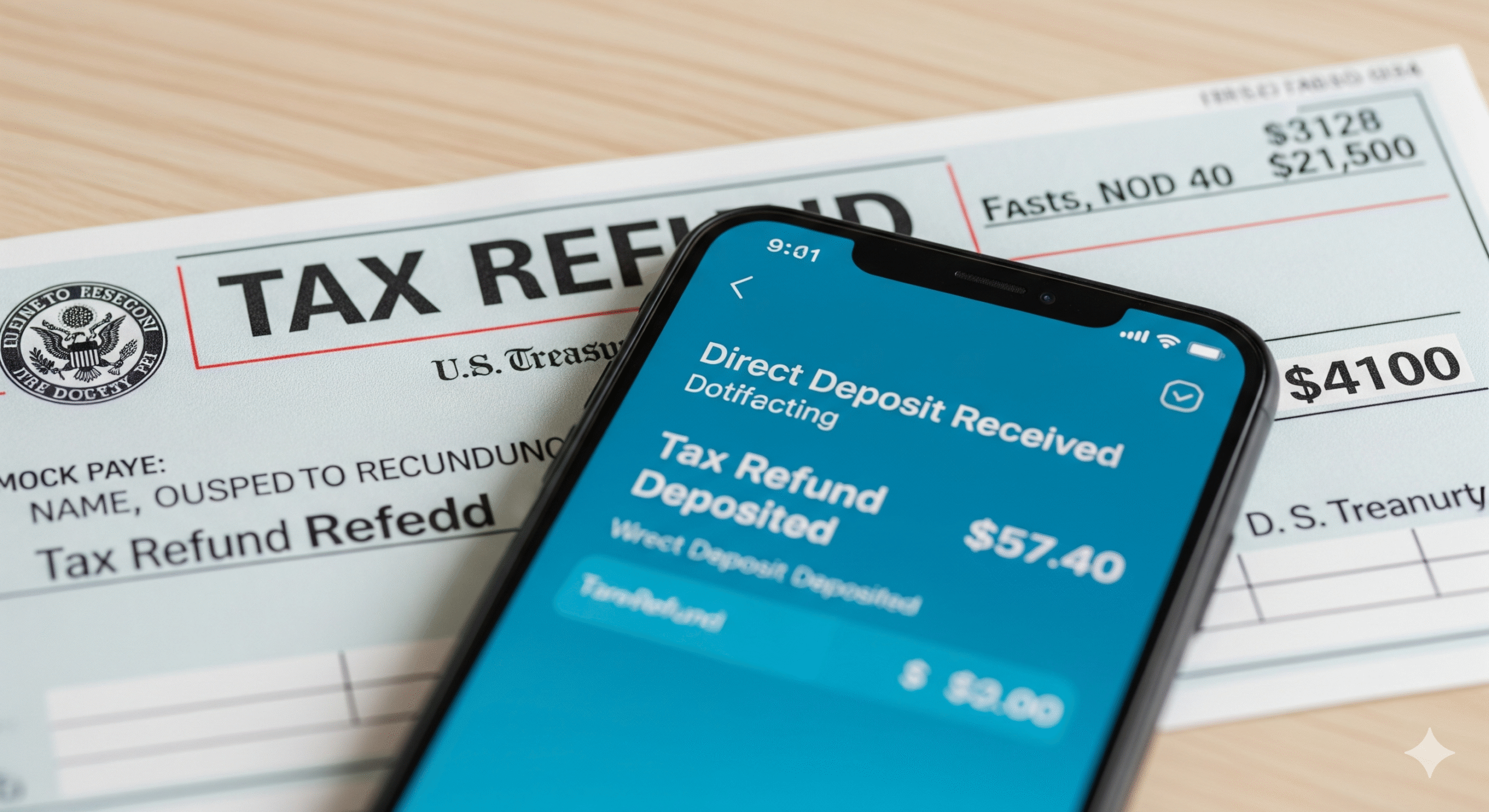 us tax refund bank deposits